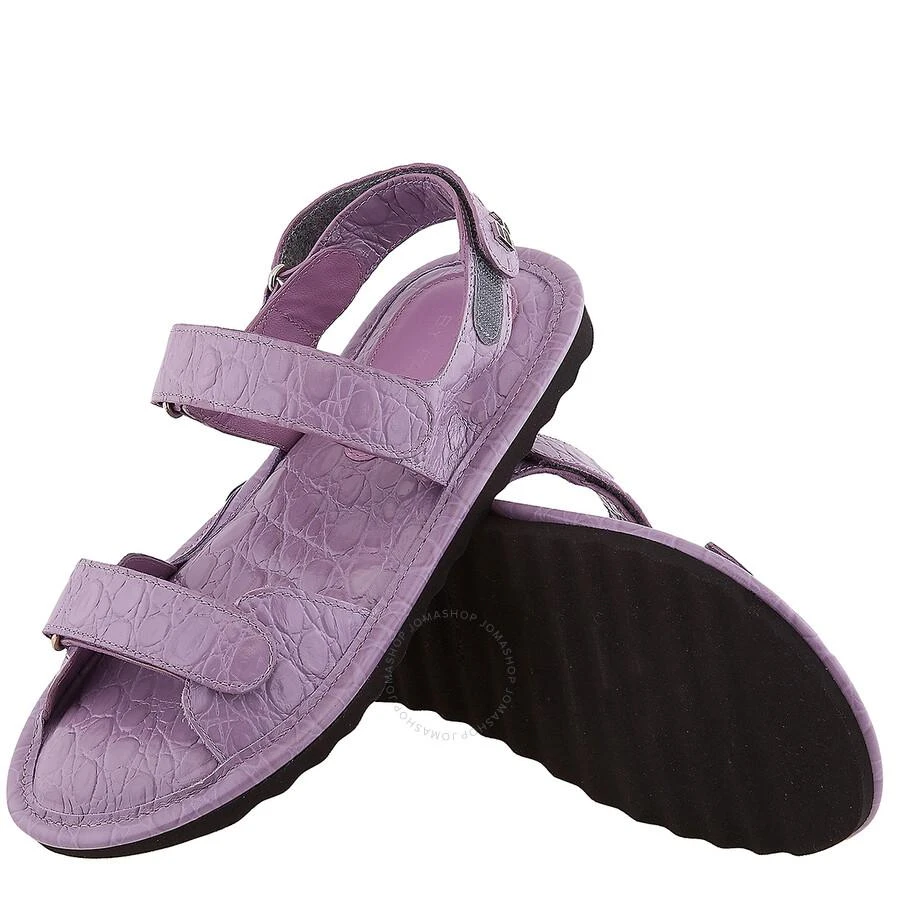 商品by FAR|Ladies Purple Haze Croco Embossed Gideon Sandals,价格¥791,第2张图片详细描述