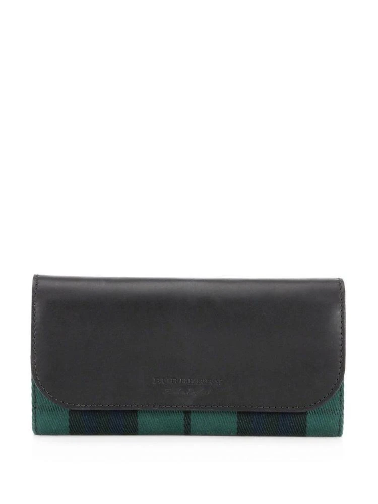 商品Burberry|Haltan Tartan Leather Continental Wallet,价格¥4290,第1张图片