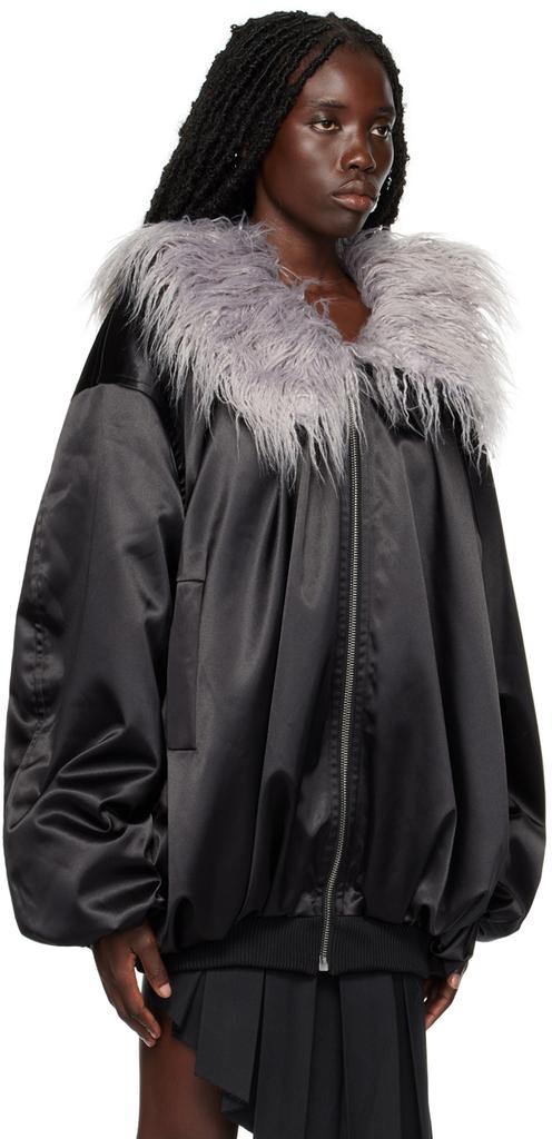 黑色 Oversized 夹克商品第2张图片规格展示