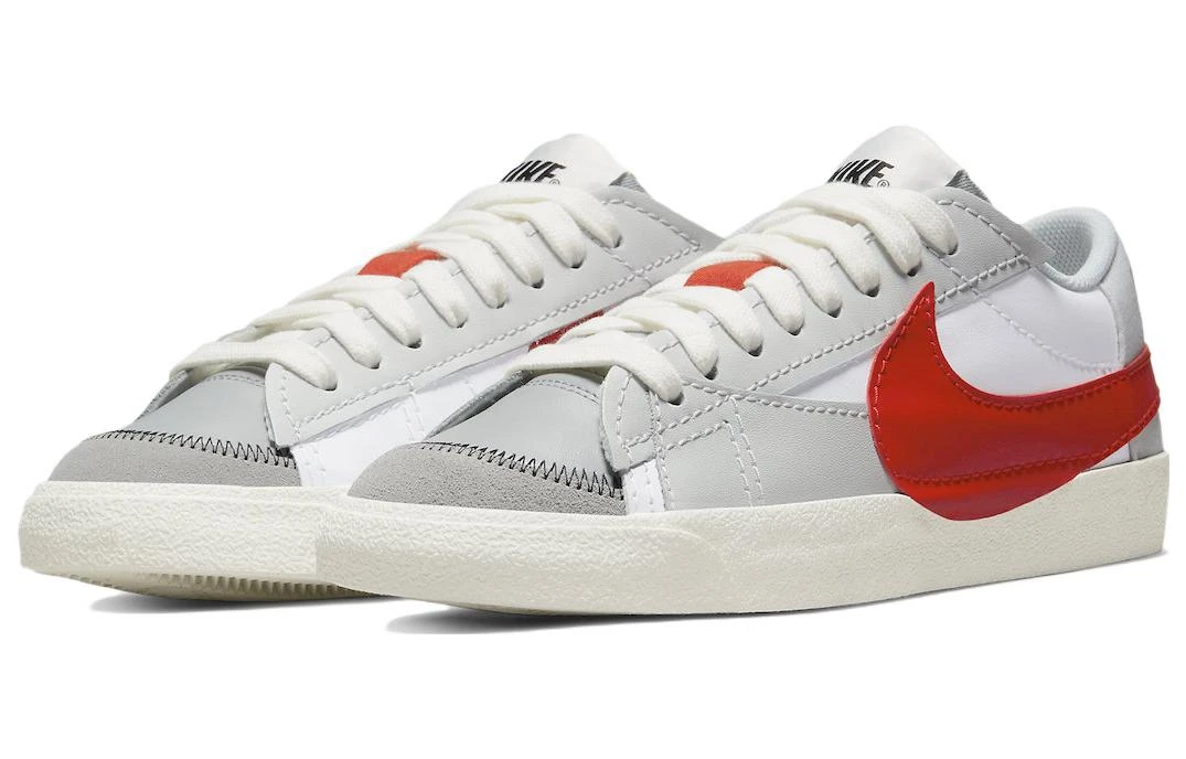 商品[国内直发] NIKE|Blazer Low '77 Jumbo 低帮 板鞋 男款 白红色,价格¥420,第4张图片详细描述