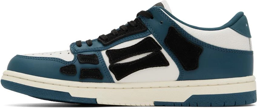 商品AMIRI|Navy & White Skel Low Sneakers,价格¥3166,第3张图片详细描述