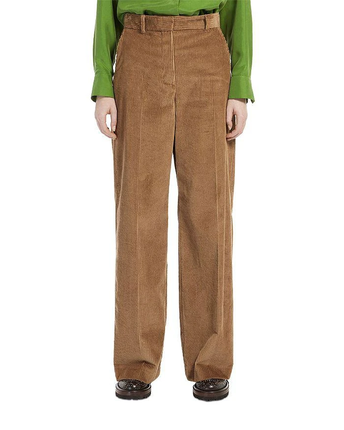 商品Weekend Max Mara|Lusso Corduroy Wide Leg Pants,价格¥1306,第1张图片