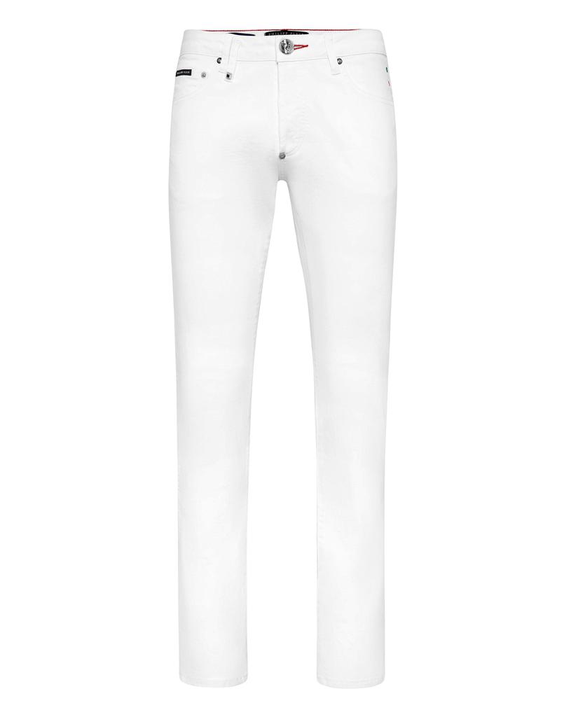 Denim Trousers Super Straight Cut Skulls image 2