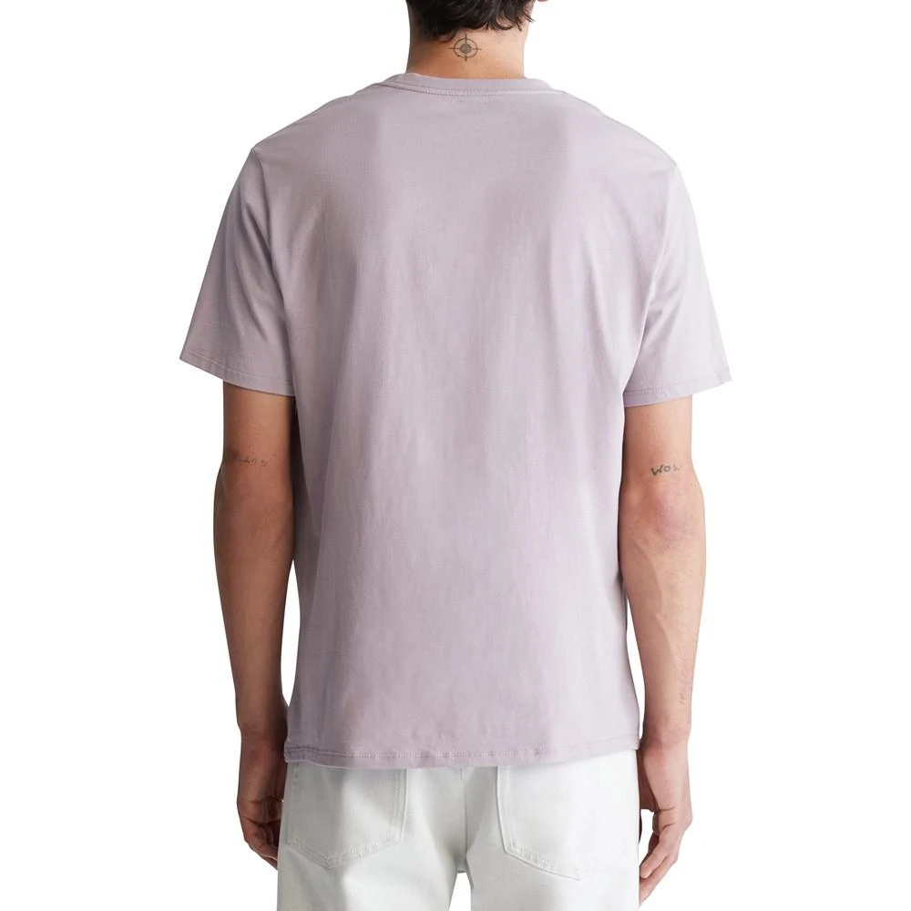 商品Calvin Klein|Men's Short-Sleeve Paint Splatter Graphic Logo T-Shirt,价格¥111,第2张图片详细描述