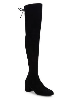 商品Stuart Weitzman|Odene Suede Knee-High Boots,价格¥2074,第2张图片详细描述