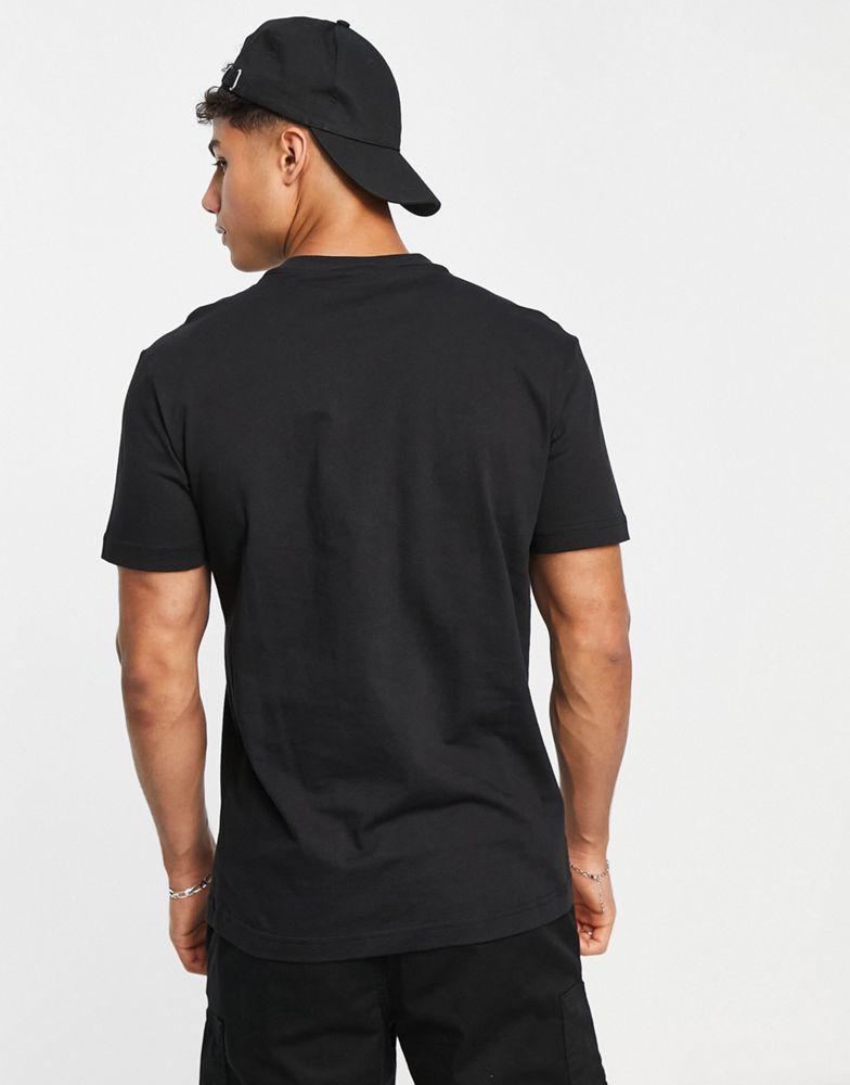 Calvin Klein triple large logo t-shirt in black商品第2张图片规格展示