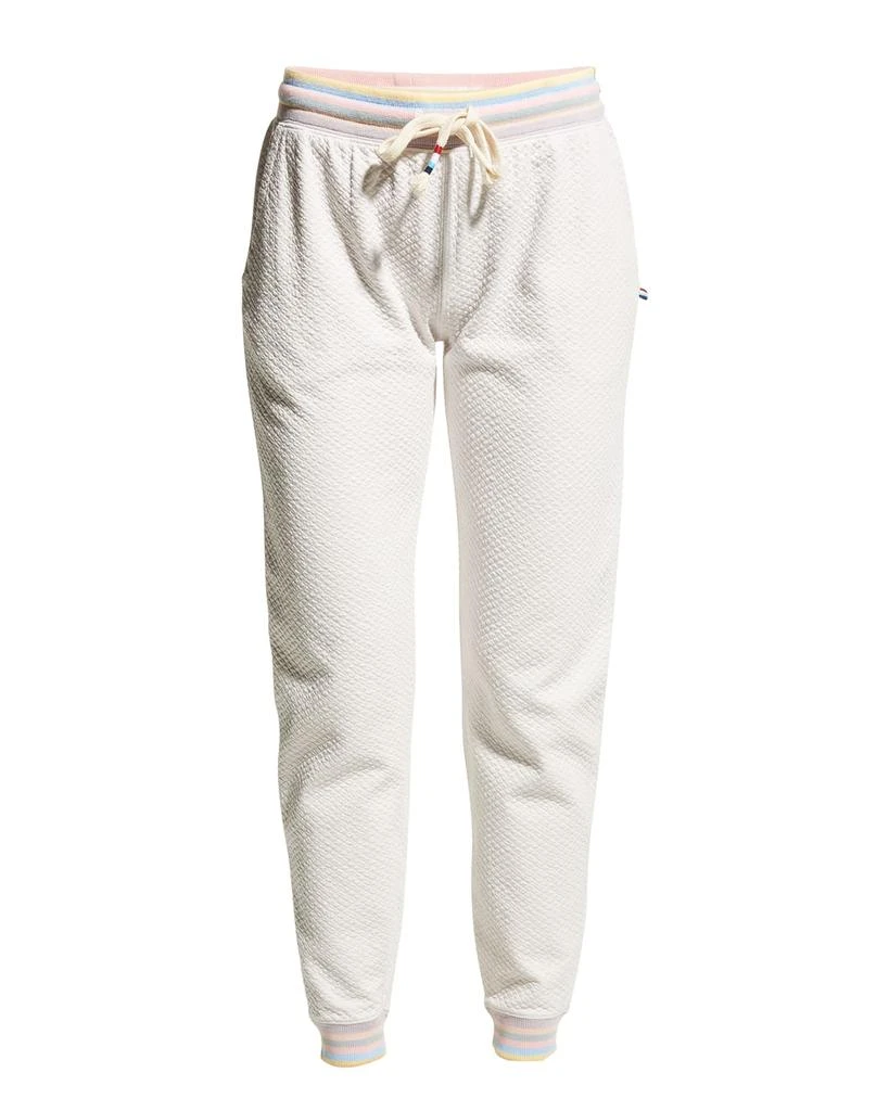 商品Sol Angeles|Pastel-Stripe Quilted Jogger Pants,价格¥396,第2张图片详细描述