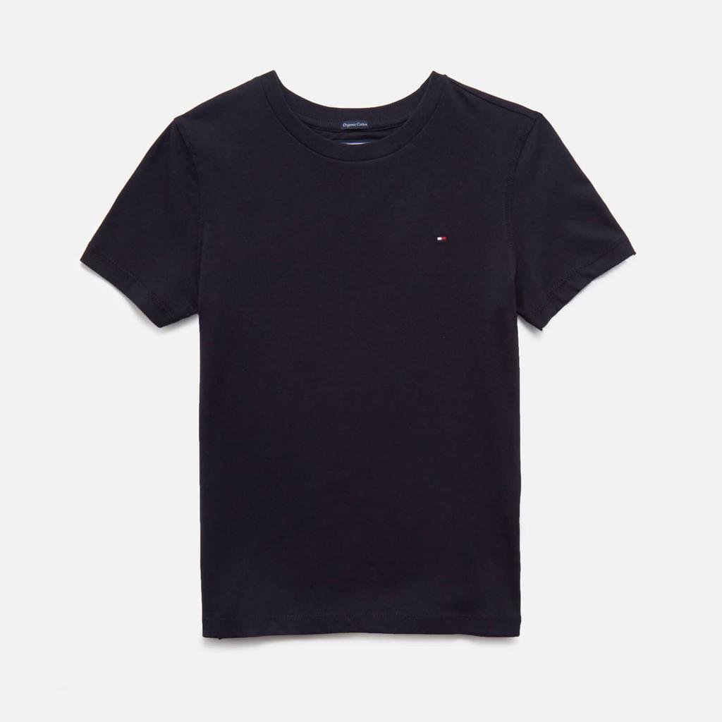 Tommy Hilfiger Boys' Basic Short Sleeve T-Shirt - Sky Captain商品第1张图片规格展示