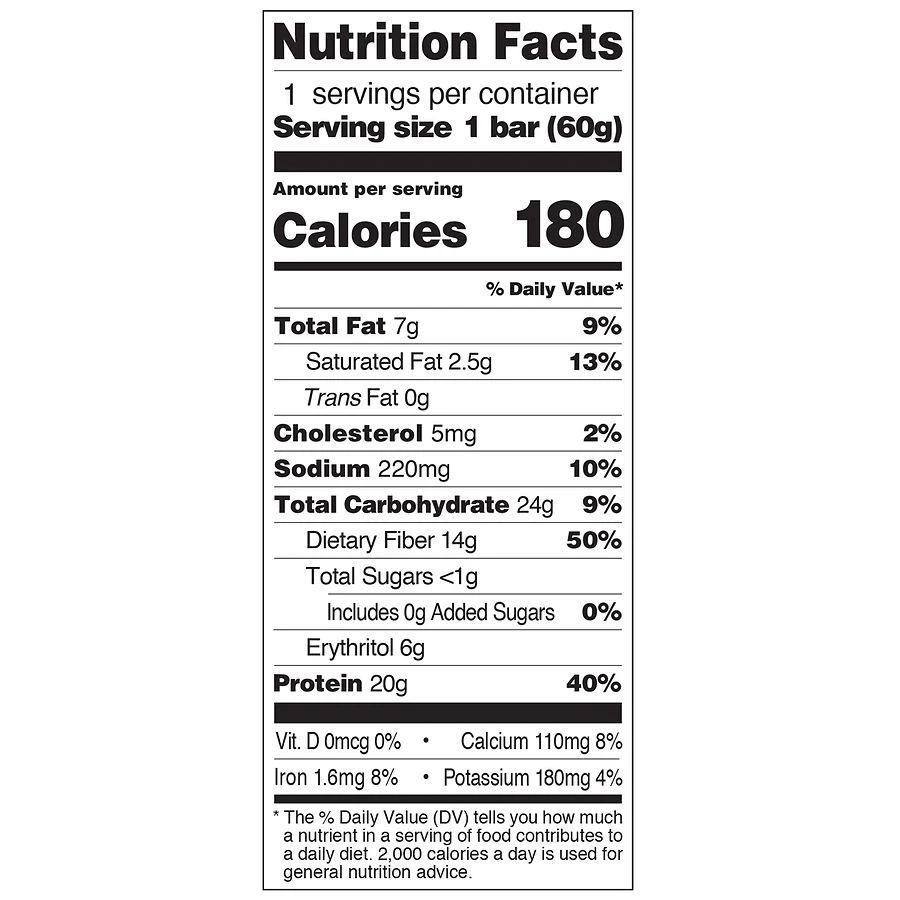 商品Quest Nutrition|Protein Bar Double Chocolate Chunk,价格¥20,第4张图片详细描述