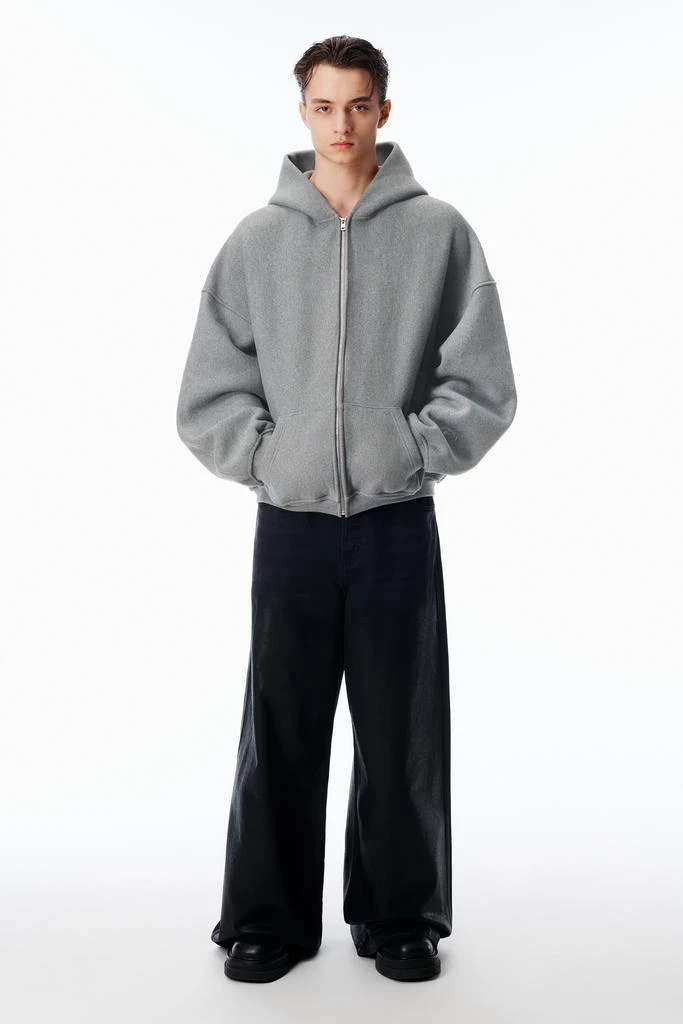 商品Alexander Wang|男士 星形拉链连帽衫,采用密集抓绒制成,价格¥3697,第5张图片详细描述