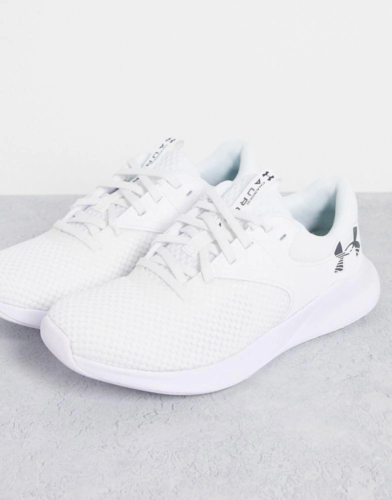 商品Under Armour|Under Armour Training Charged Aurora 2 trainers in white,价格¥557,第1张图片