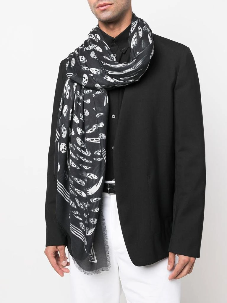 商品Alexander McQueen|Biker vortex scarf,价格¥630,第2张图片详细描述