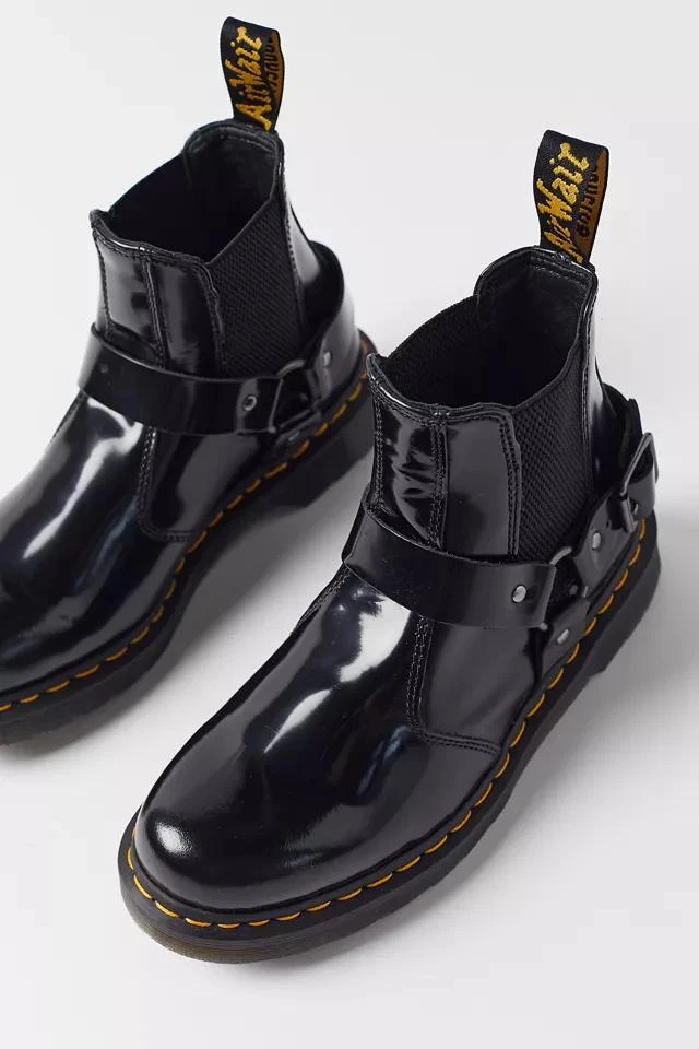 商品Dr. Martens|Dr. Martens Wincox Polished Smooth Leather Buckle Boot,价格¥680,第3张图片详细描述