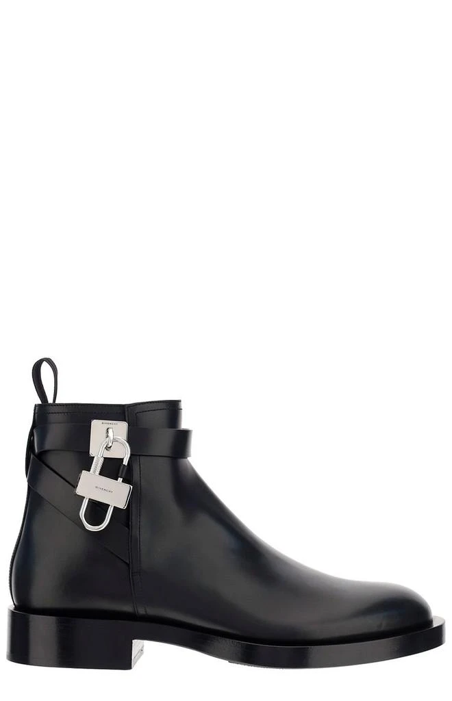 商品Givenchy|Givenchy Padlock Ankle Boots,价格¥9025,第1张图片