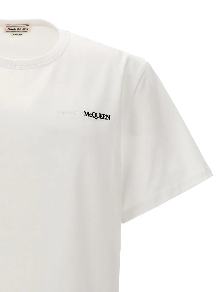 商品Alexander McQueen|Logo Embroidery T-shirt,价格¥3175,第3张图片详细描述