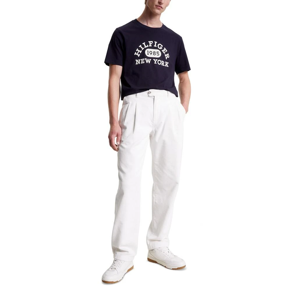 商品Tommy Hilfiger|Men's Monotype Collegiate Graphic T-Shirt,价格¥264,第4张图片详细描述