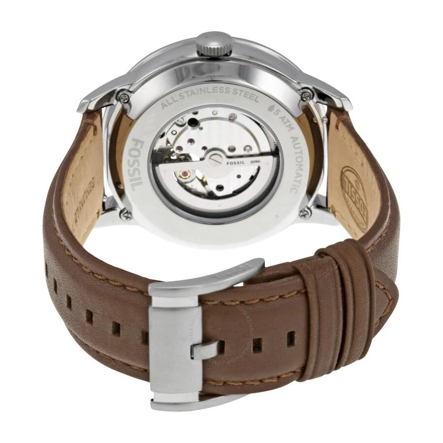 商品Fossil|Townsman Mechanical Black Dial Brown Leather Men's Watch ME3061,价格¥830,第3张图片详细描述