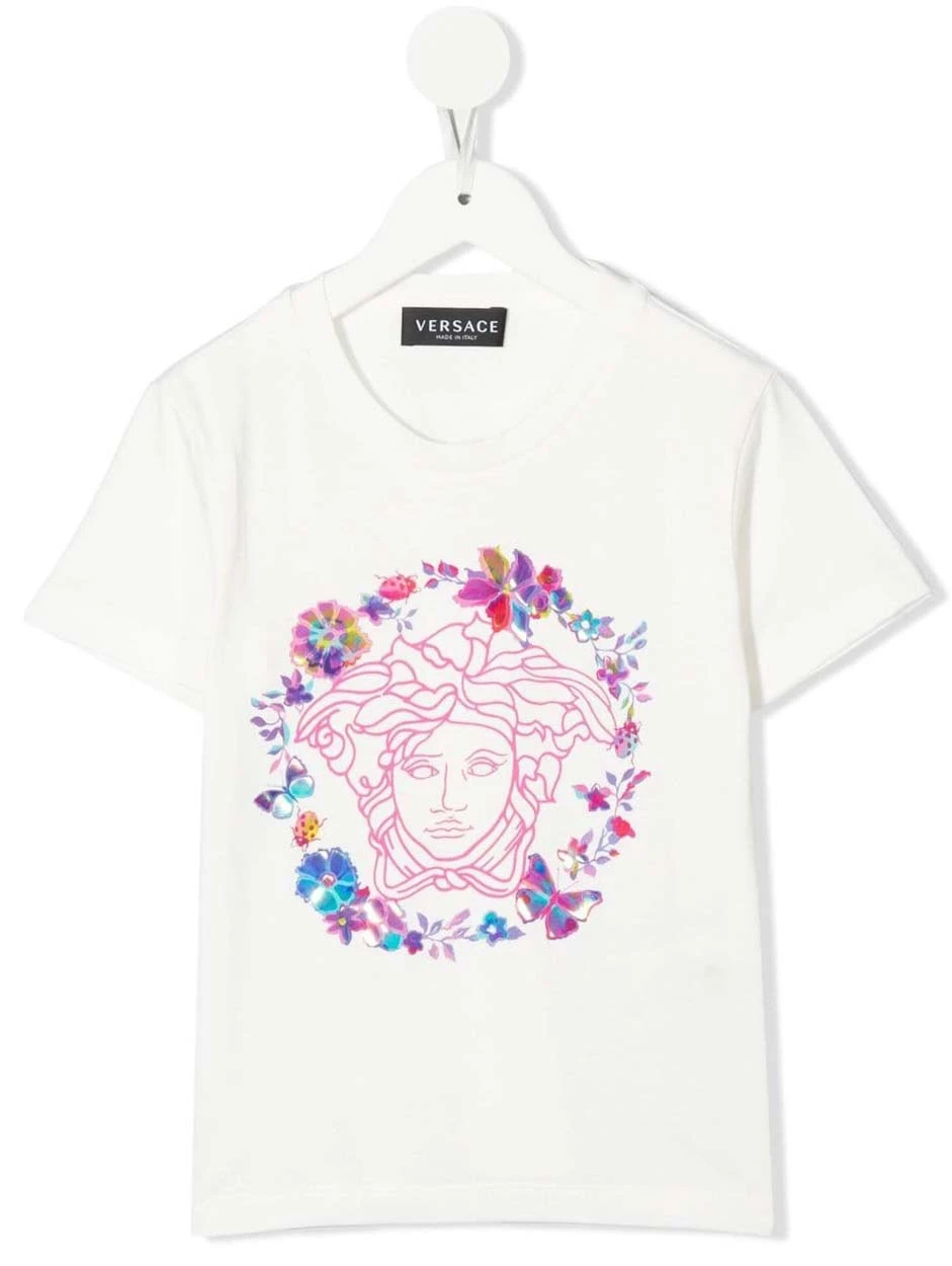 商品【商品预售7天】 Versace|Versace 男童T恤 10000521A047132W070 花色,价格¥524,第1张图片
