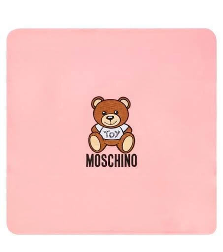 商品Moschino|婴幼儿 — logo棉质毯子,价格¥1473,第1张图片