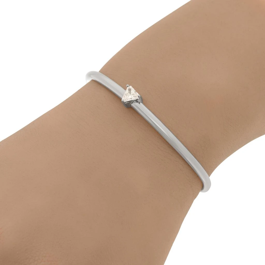 商品AME|Âme Trio 18K White Gold, Lab-Grown Diamond 0.55ct. Single Wrist Cuff Bracelet,价格¥20548,第2张图片详细描述