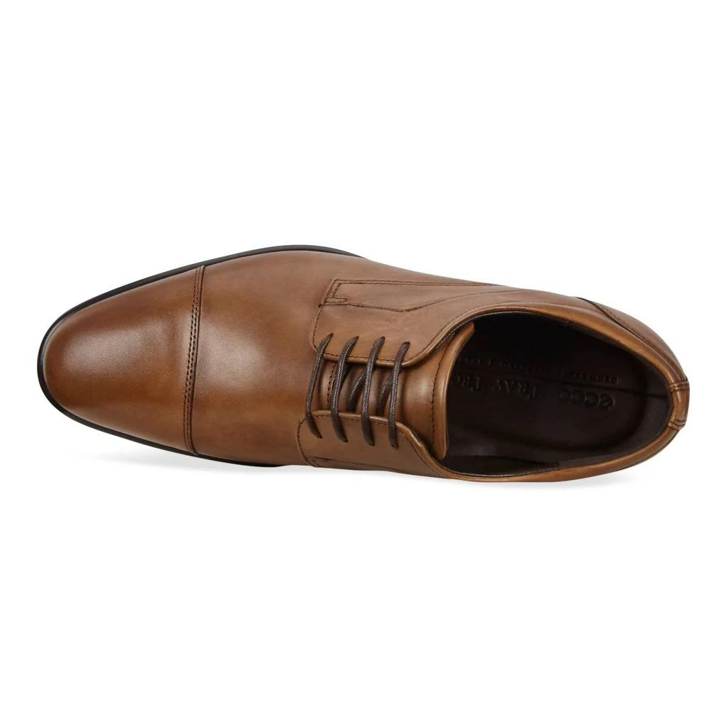 商品ECCO|Men's Citytray 2 Cap Toe Dress Shoe In Amber,价格¥1134,第4张图片详细描述