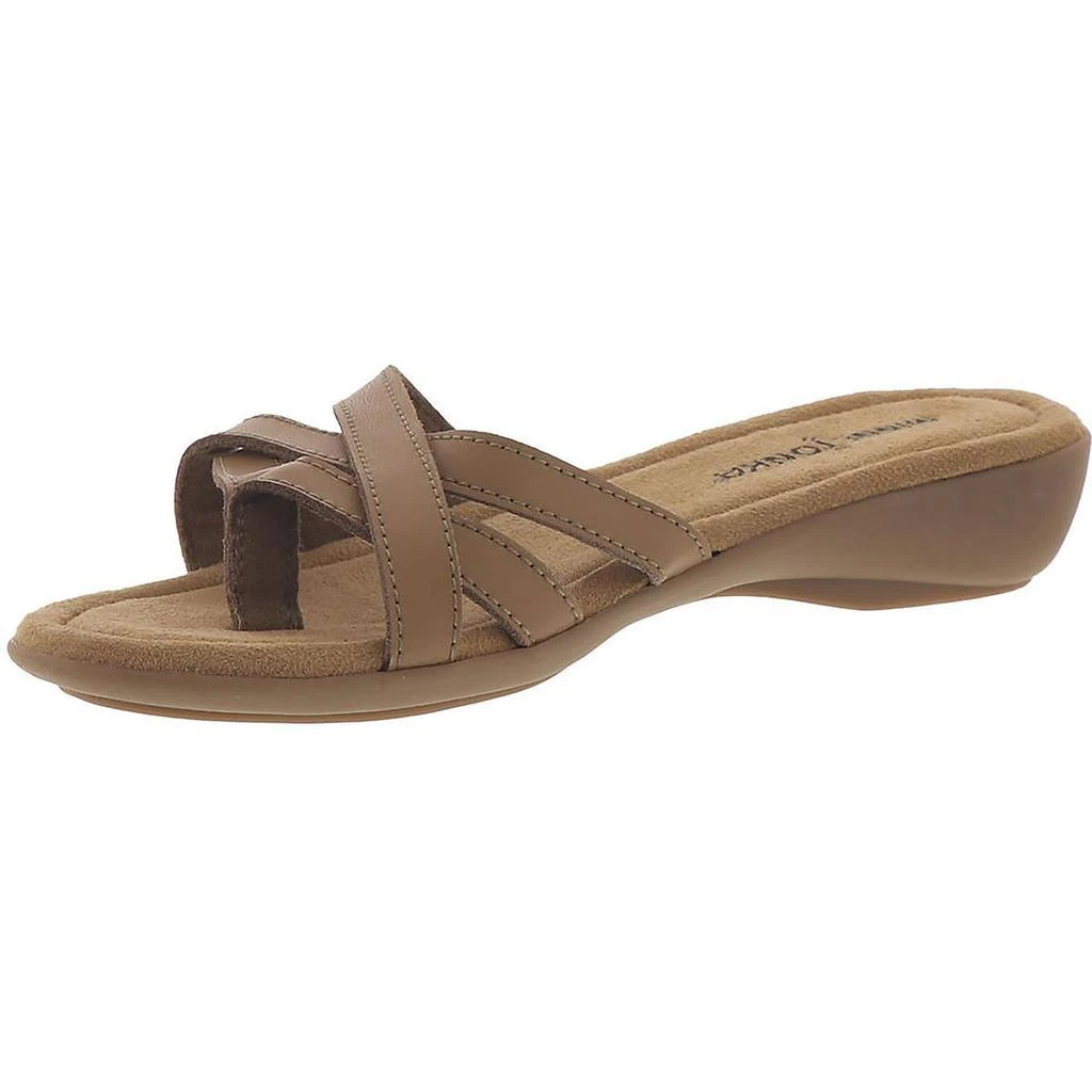 商品Minnetonka|Minnetonka Womens Sunny Leather Flip Flop Thong Sandals,价格¥89,第5张图片详细描述