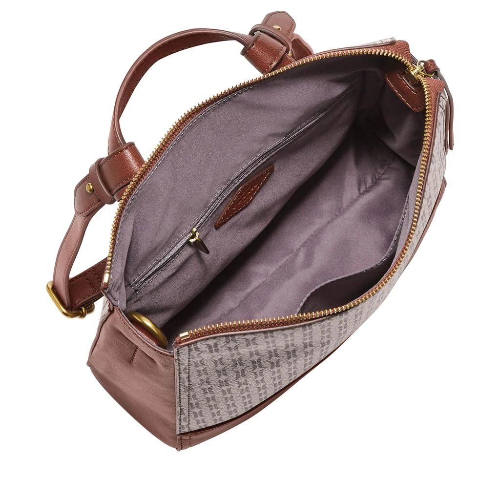 商品Fossil|Fossil Women's Elina PVC Convertible Small Backpack,价格¥590,第2张图片详细描述