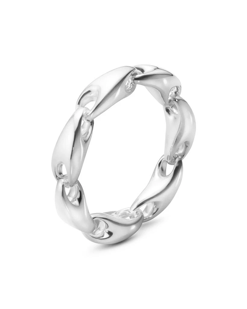 商品Georg Jensen|Sterling Silver Reflect Link Ring,价格¥1711,第1张图片