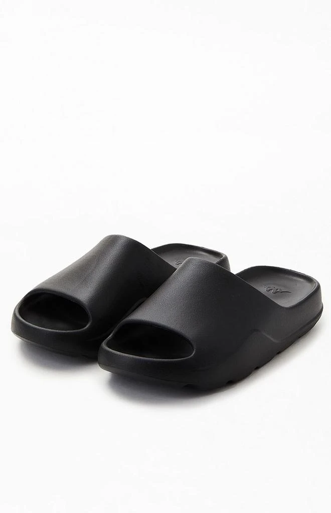 商品Kappa|Black Authentic Plume 1 Slide Sandals,价格¥149,第2张图片详细描述