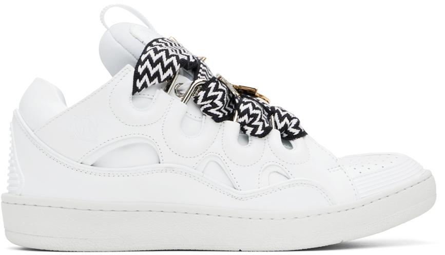 スニーカー LANVIN Curb Sneakers - Lanvin - Synthetic - White Curb Sneakers - White – Feature