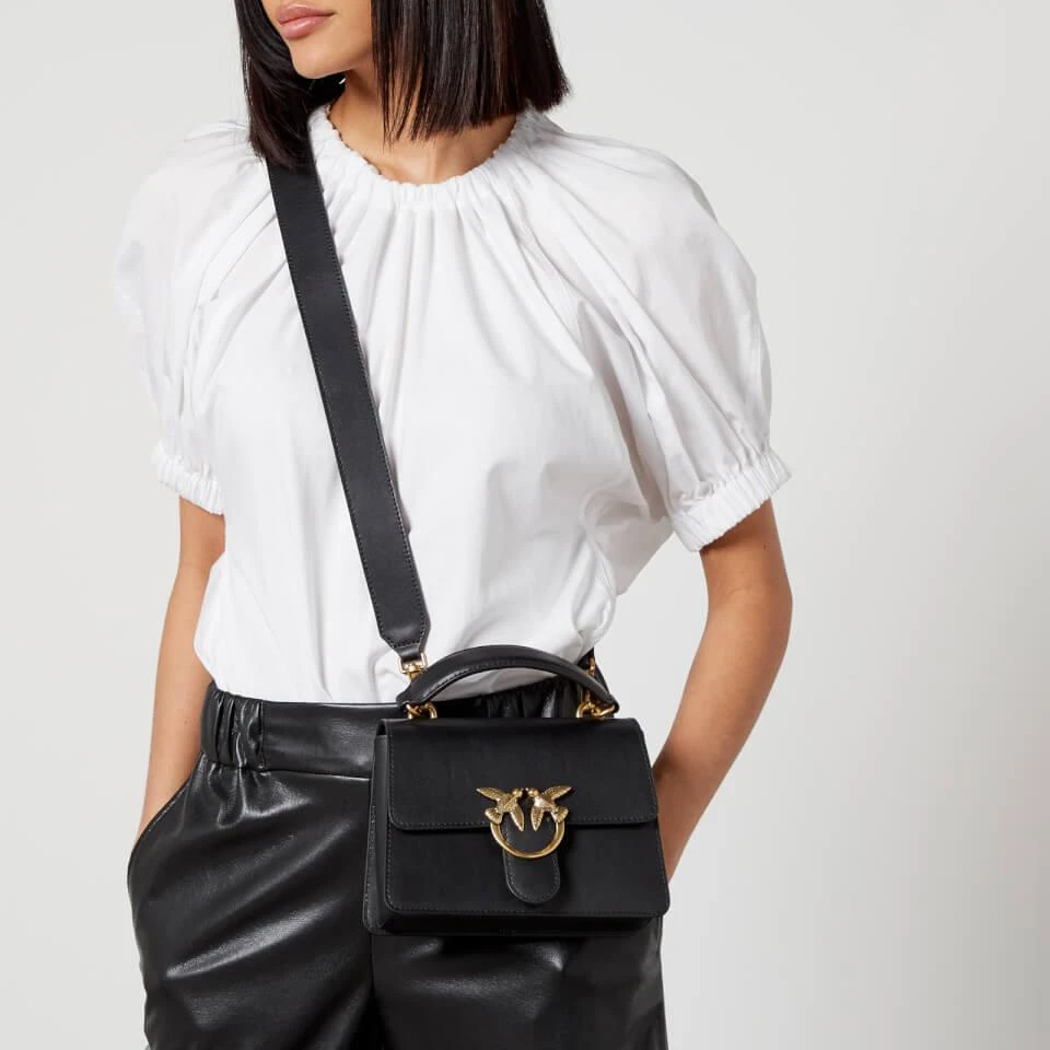 商品PINKO|Pinko Love One Top Handle Mini Leather Bag,价格¥1593,第2张图片详细描述