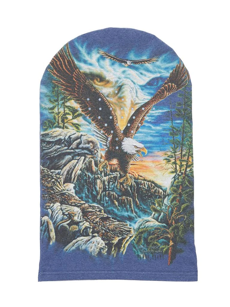 商品BLACK BRAND LOS ANGELES|Soaring Eagle Print Hooded Face Mask,价格¥154,第1张图片