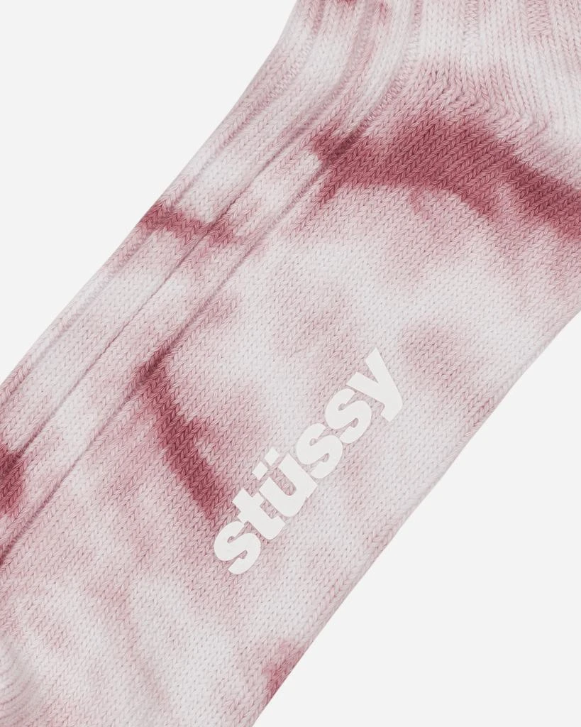 商品STUSSY|Dyed Ribbed Crew Socks Red,价格¥62,第4张图片详细描述