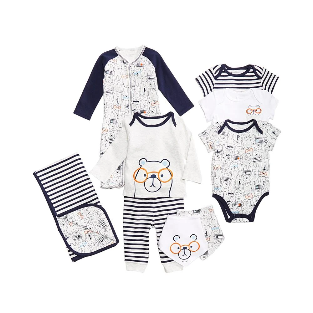 商品First Impressions|Baby Boys 2-Pc. Bear-Print Top & Leggings Set, Created for Macy's,价格¥67,第2张图片详细描述