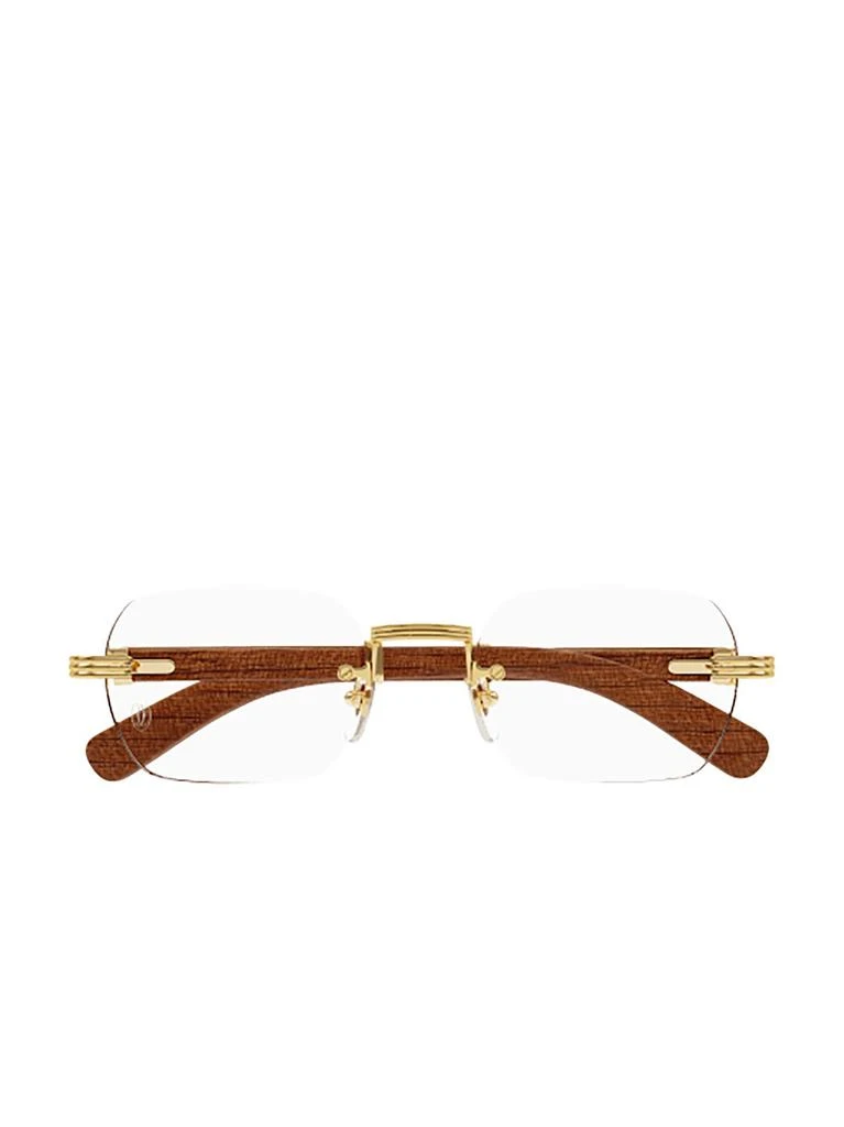 商品Cartier|Cartier Rectangle Rimless Glasses,价格¥15835,第1张图片