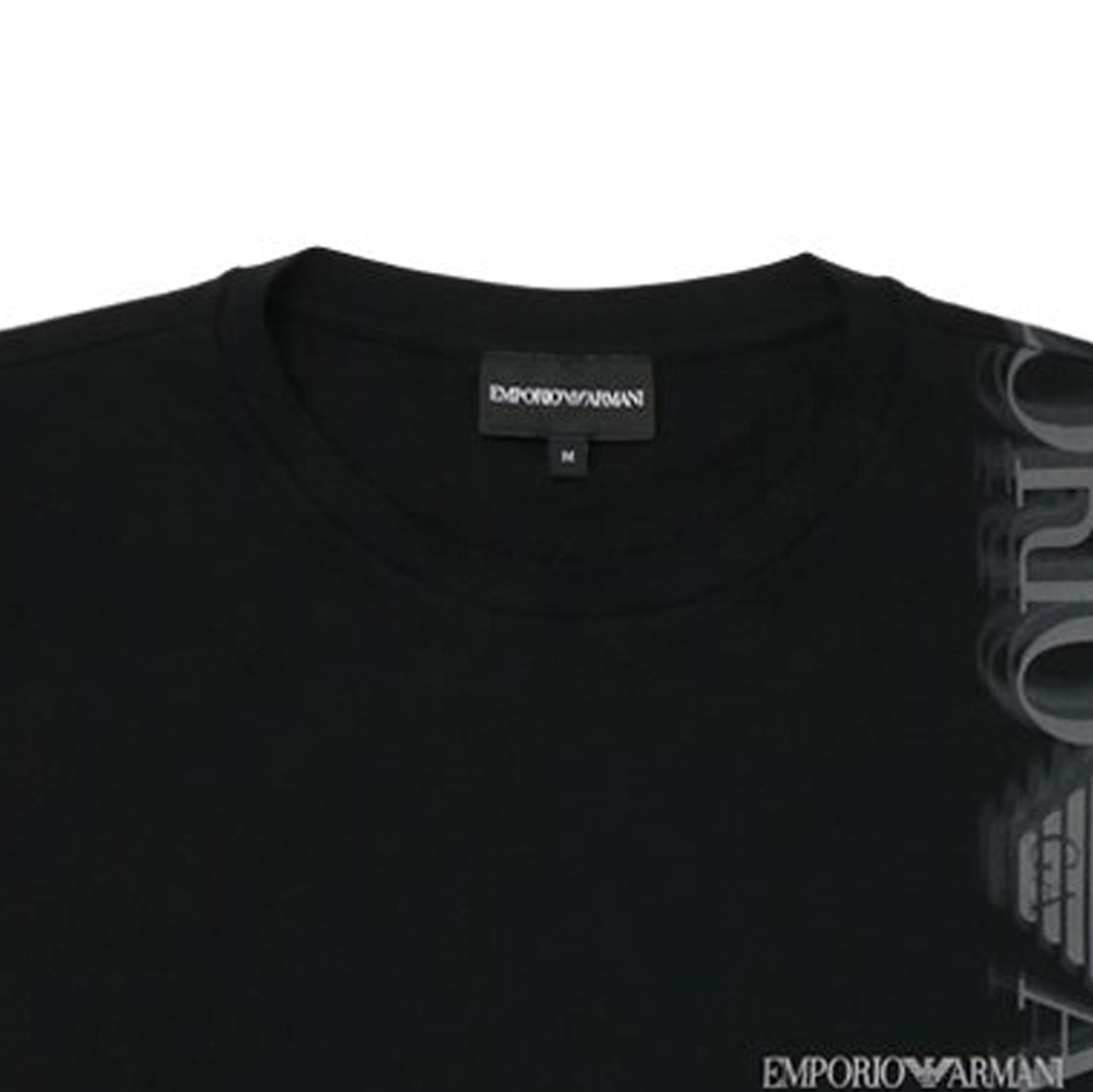 EMPORIO ARMANI 男士浅黑色长袖T恤P1T22J-P1Q4J-999商品第3张图片规格展示