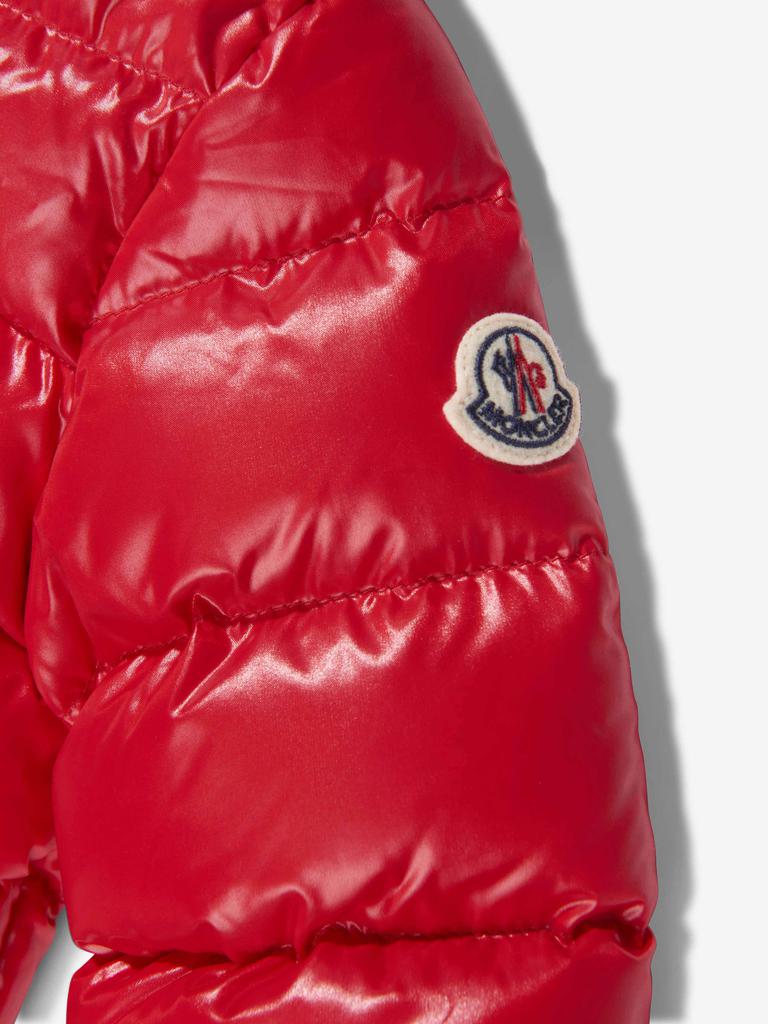 Moncler Red Baby Boys Down Padded New Aubert Jacket商品第3张图片规格展示