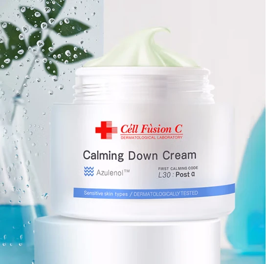 Cell Fusion C 秀肤生 蓝色冰感修护面霜 清爽舒缓补水 50ml 商品