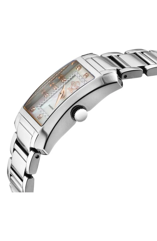 商品GV2|Women's Luino Rectangle Diamond Dial Bracelet Watch, 29.5mm,价格¥2402,第2张图片详细描述