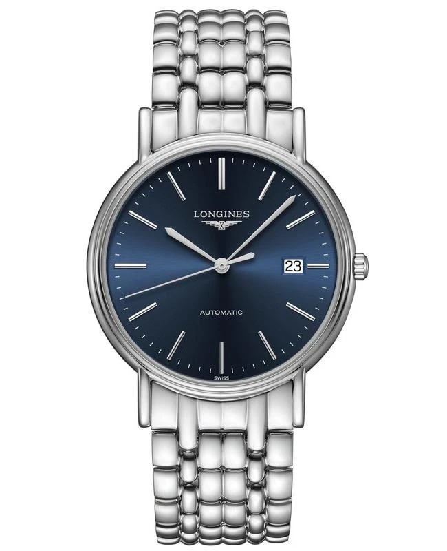 商品Longines|Longines Presence Automatic Blue Dial Stainless Steel Men's Watch L4.921.4.92.6,价格¥8681,第1张图片