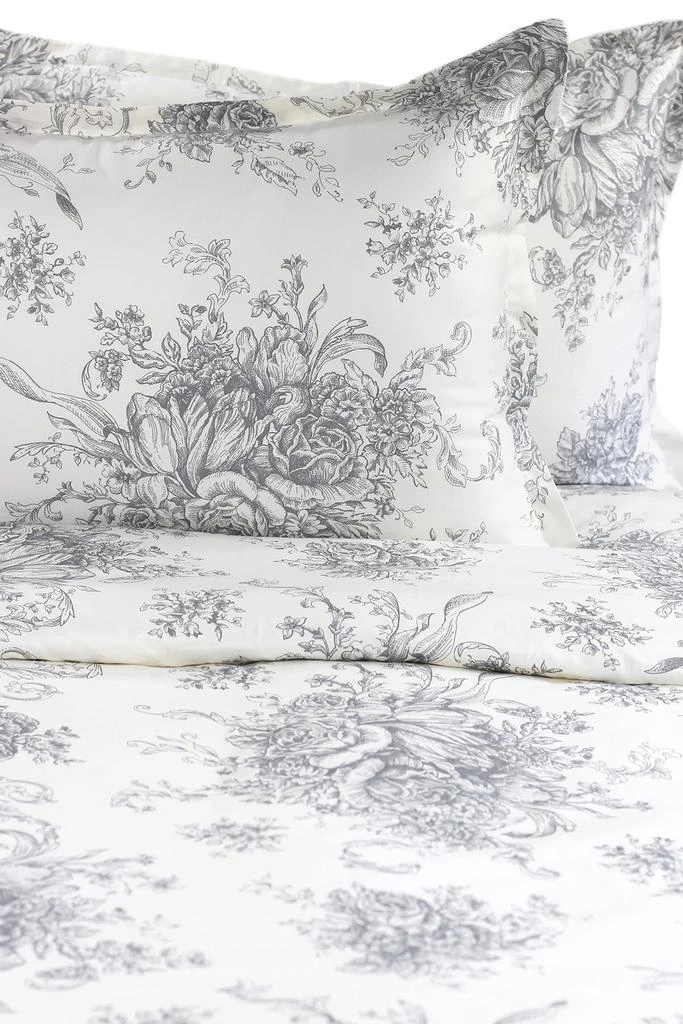 商品Melange Home|400 Thread Count Cotton Toile Duvet Set,价格¥364,第5张图片详细描述