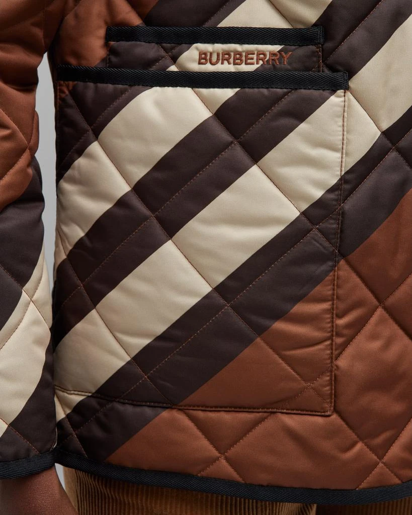 商品Burberry|Dranefeld Check Puffer Coat,价格¥8299,第5张图片详细描述