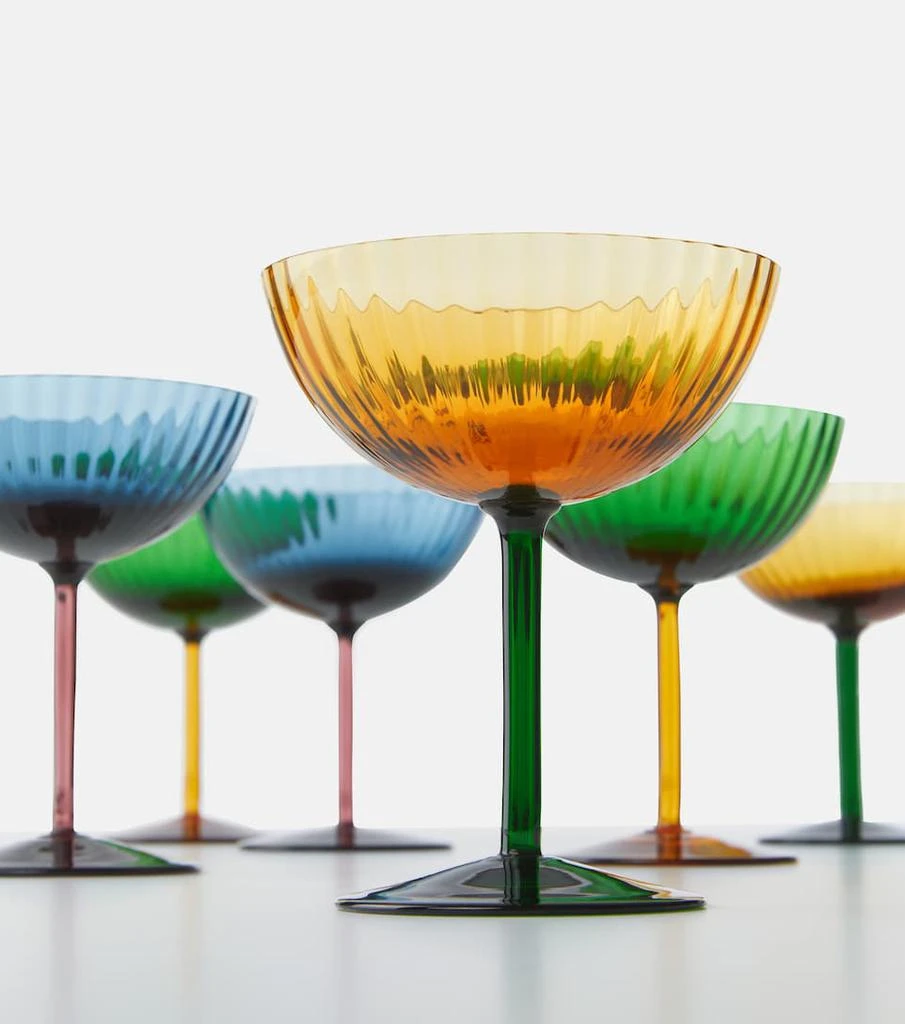 商品LA DOUBLE J|Set of 2 champagne coupe glasses,价格¥3940,第5张图片详细描述