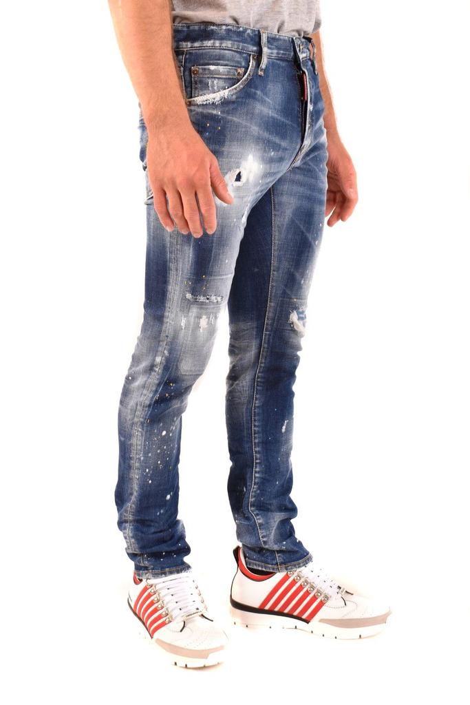 Dsquared2 Men's  Blue Cotton Jeans商品第3张图片规格展示