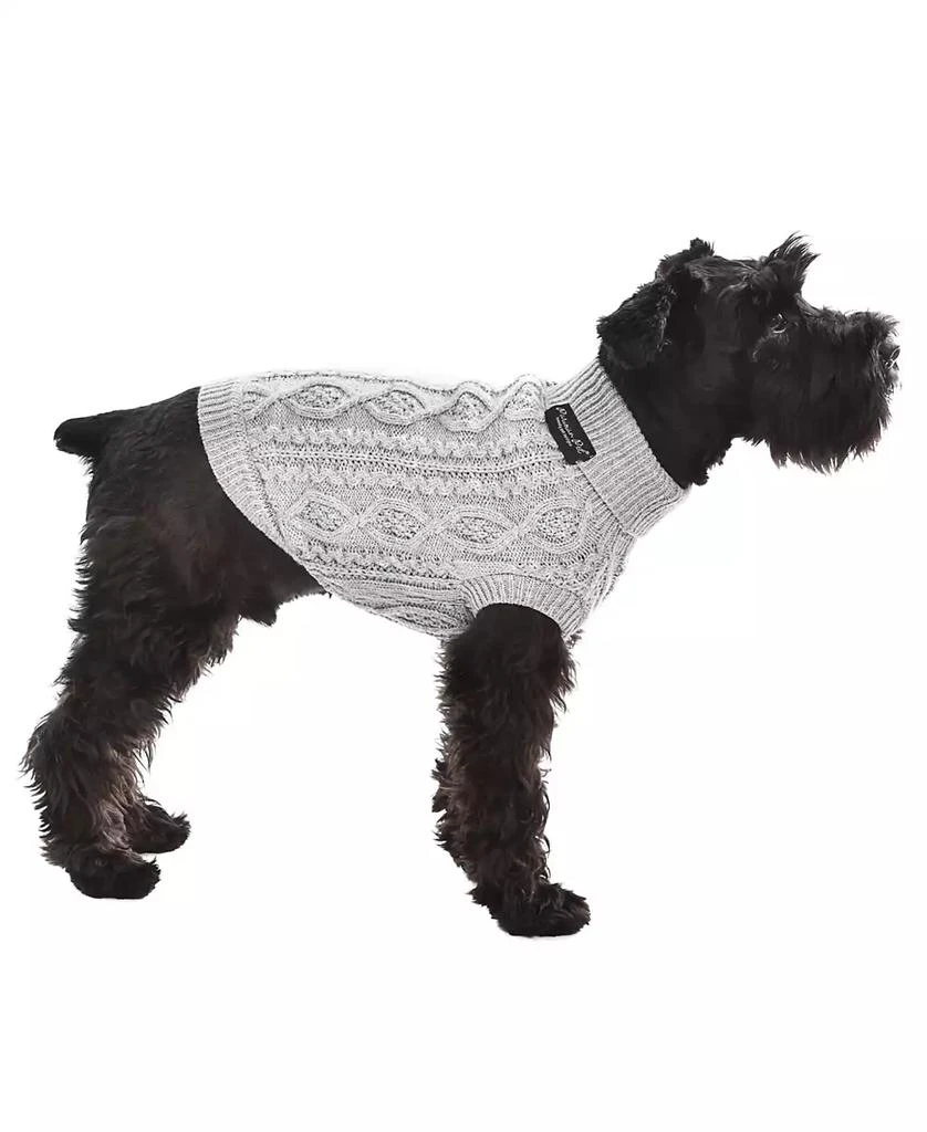 商品Macy's|Cable Knit Dog Sweater,价格¥209,第2张图片详细描述
