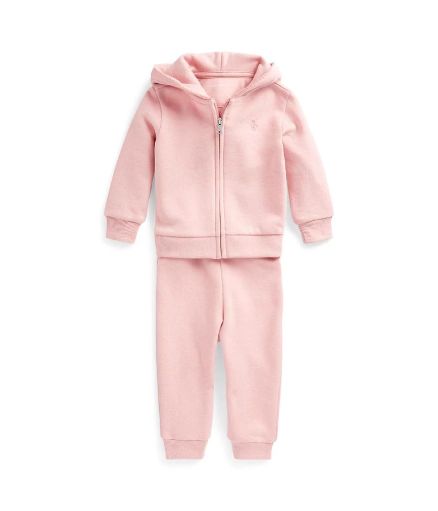 商品Ralph Lauren|Fleece Full Zip Hoodie & Pants Set (Infant),价格¥301,第1张图片