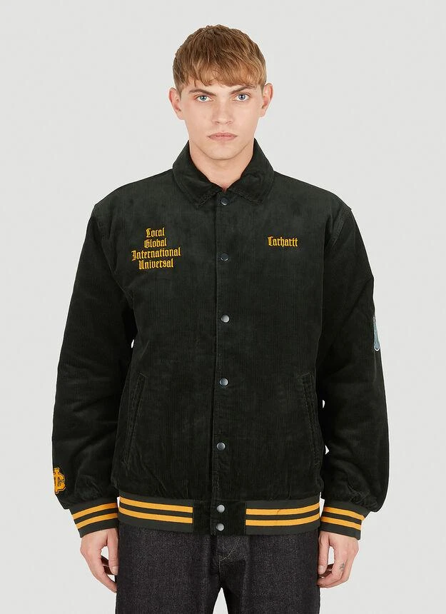 商品Carhartt WIP|Letterman Jacket in Black,价格¥1183,第1张图片