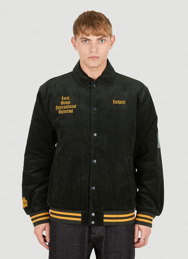 商品Carhartt WIP|Letterman Jacket in Black,价格¥1029,第1张图片