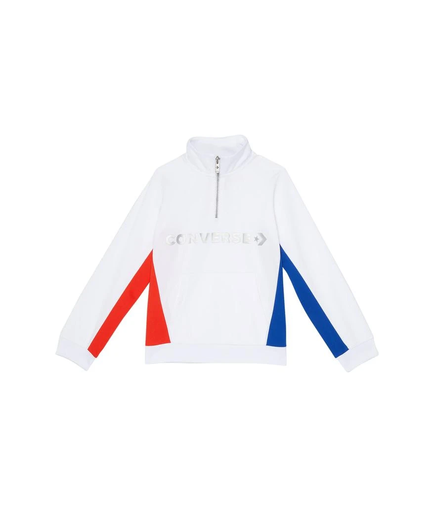 商品Converse|Color-Block 1/4 Zip (Little Kids),价格¥90,第1张图片详细描述