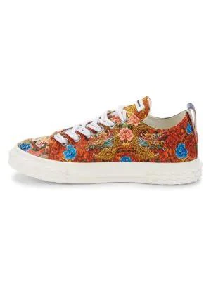 商品Giuseppe Zanotti|Mixed-Print Sneakers,价格¥1502,第4张图片详细描述